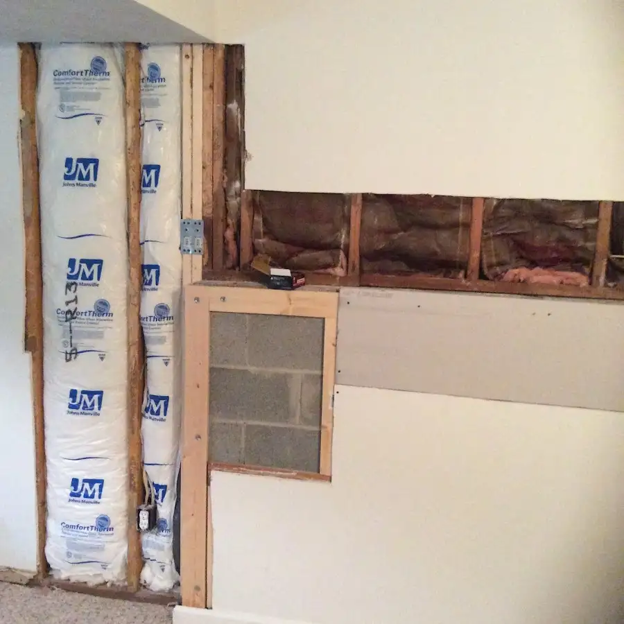 Wall insulation replacement during Structural Drying in Ferndale
